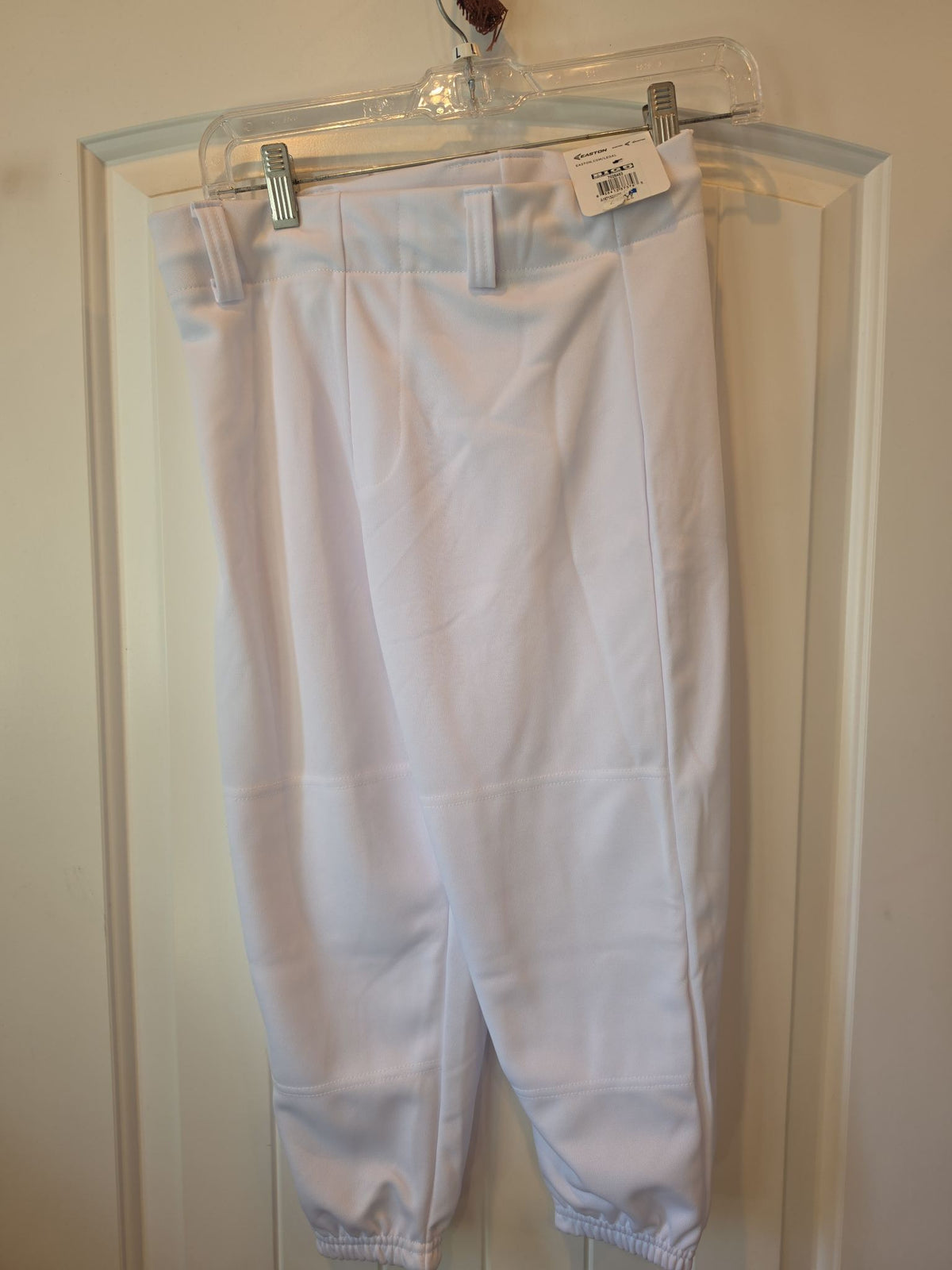 Easton Youth Pro Pull-Up Baseball Pants - White, Large