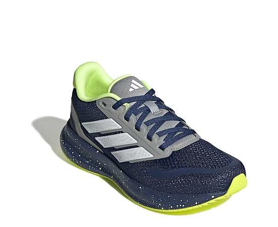Adidas Kids' Runfalcon 5.0 Athletic Shoes - Navy/Yellow - Size 7
