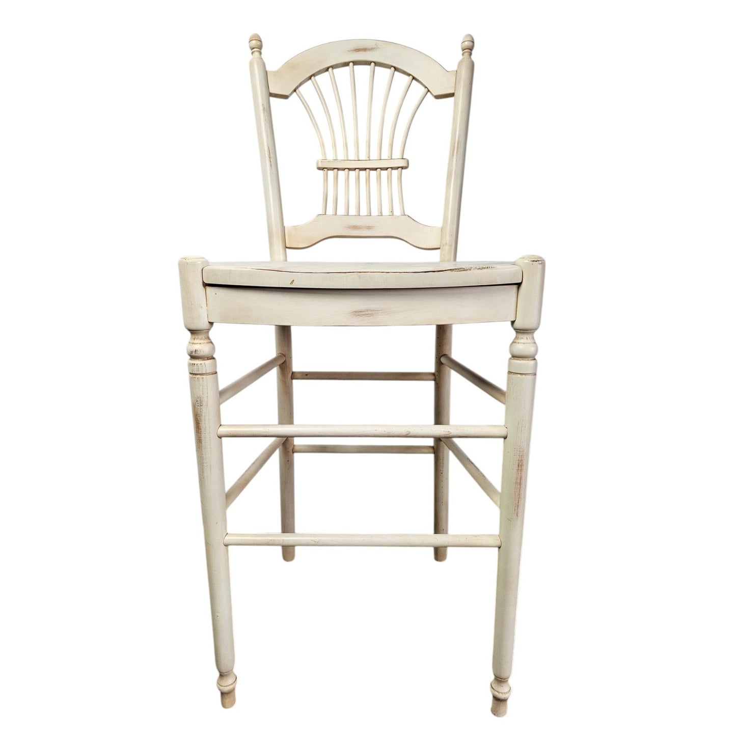 Kate Madison Custom French Country Wheat Back 30" Barstool Chairs, Set of 4