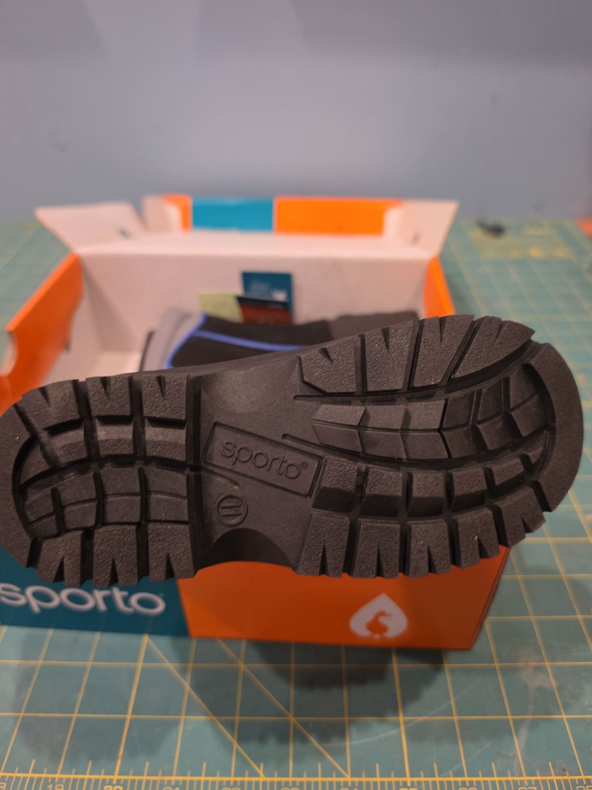 Sporto Boys Frost II Winter Snow Boots, Black/Blue, Size 11