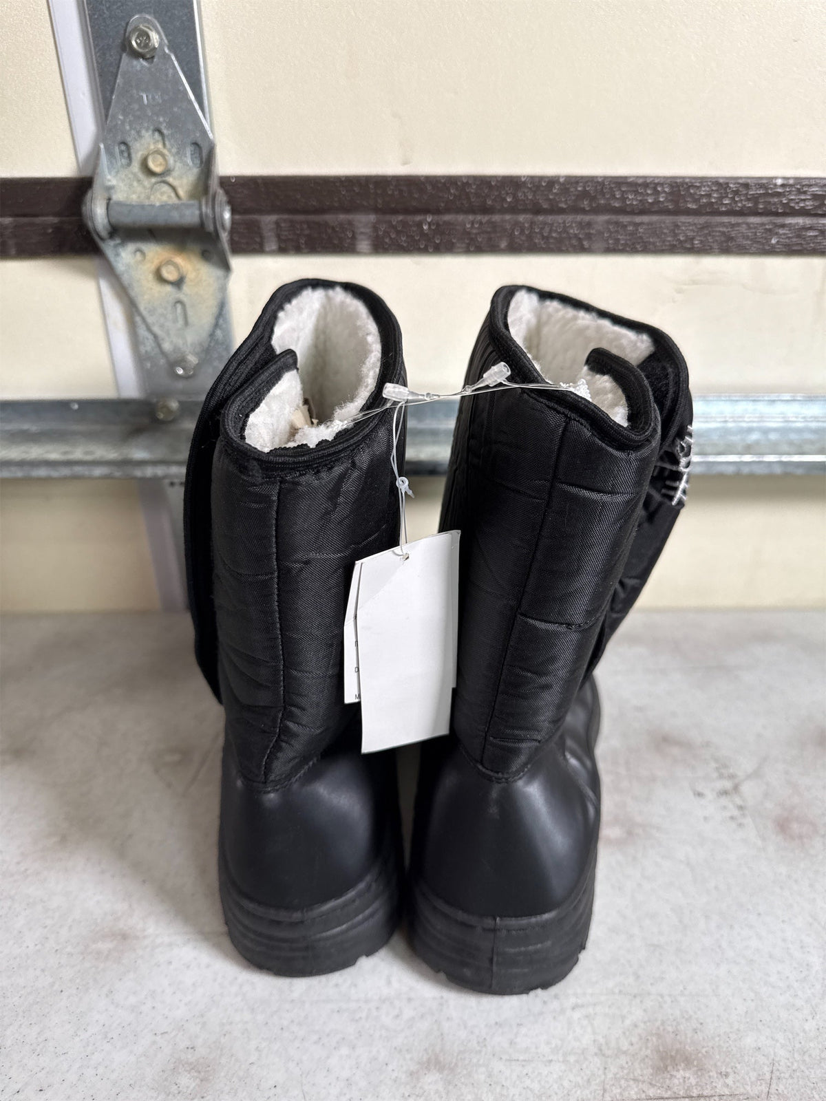 WFS Women's Snowflake Insulated Winter Snow Boots - Black, Size 7