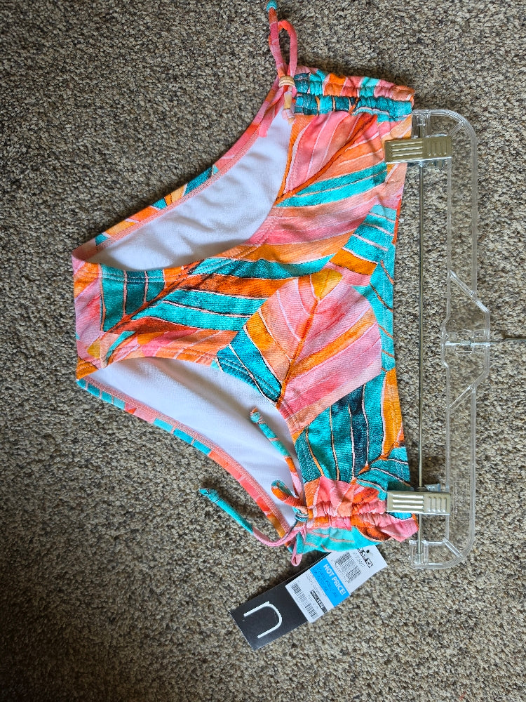 Next By Athena Women's Sunset Palms Midrise Side Cinch Swim Bottoms - Small
