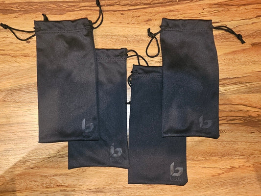 Bolle Microfiber Eyewear Pouches - Set of 4 Drawstring Dust Bags