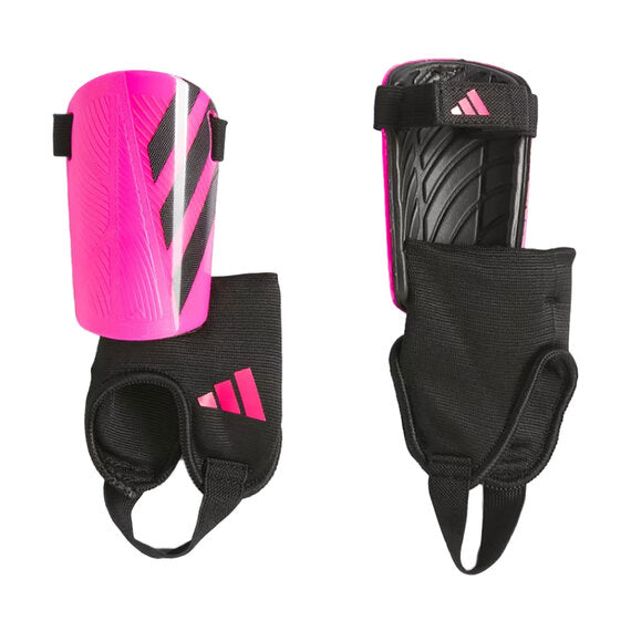 Adidas Tiro Match Junior Soccer Shin Guards with Ankle Protection - Black/Gold, Medium