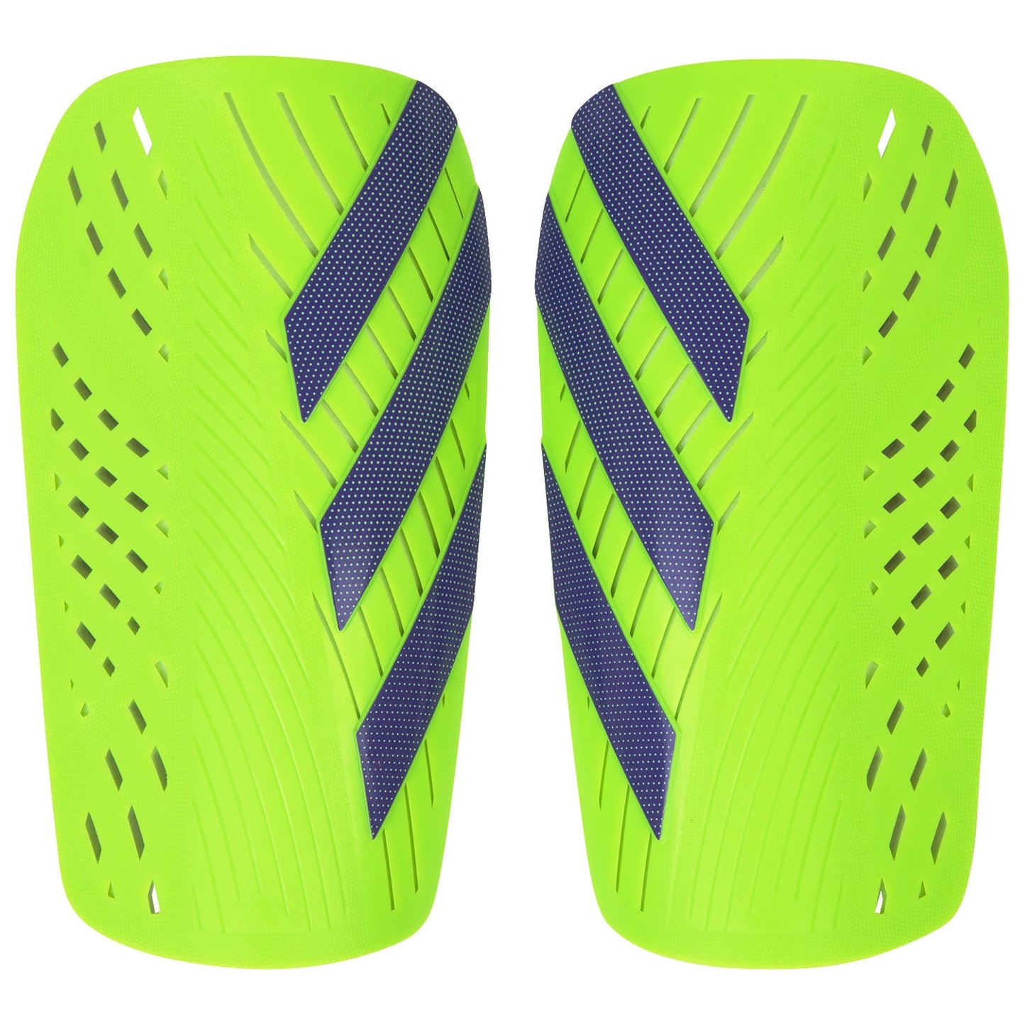 Adidas Tiro Club Soccer Shin Guards - Yellow/Blue, Large