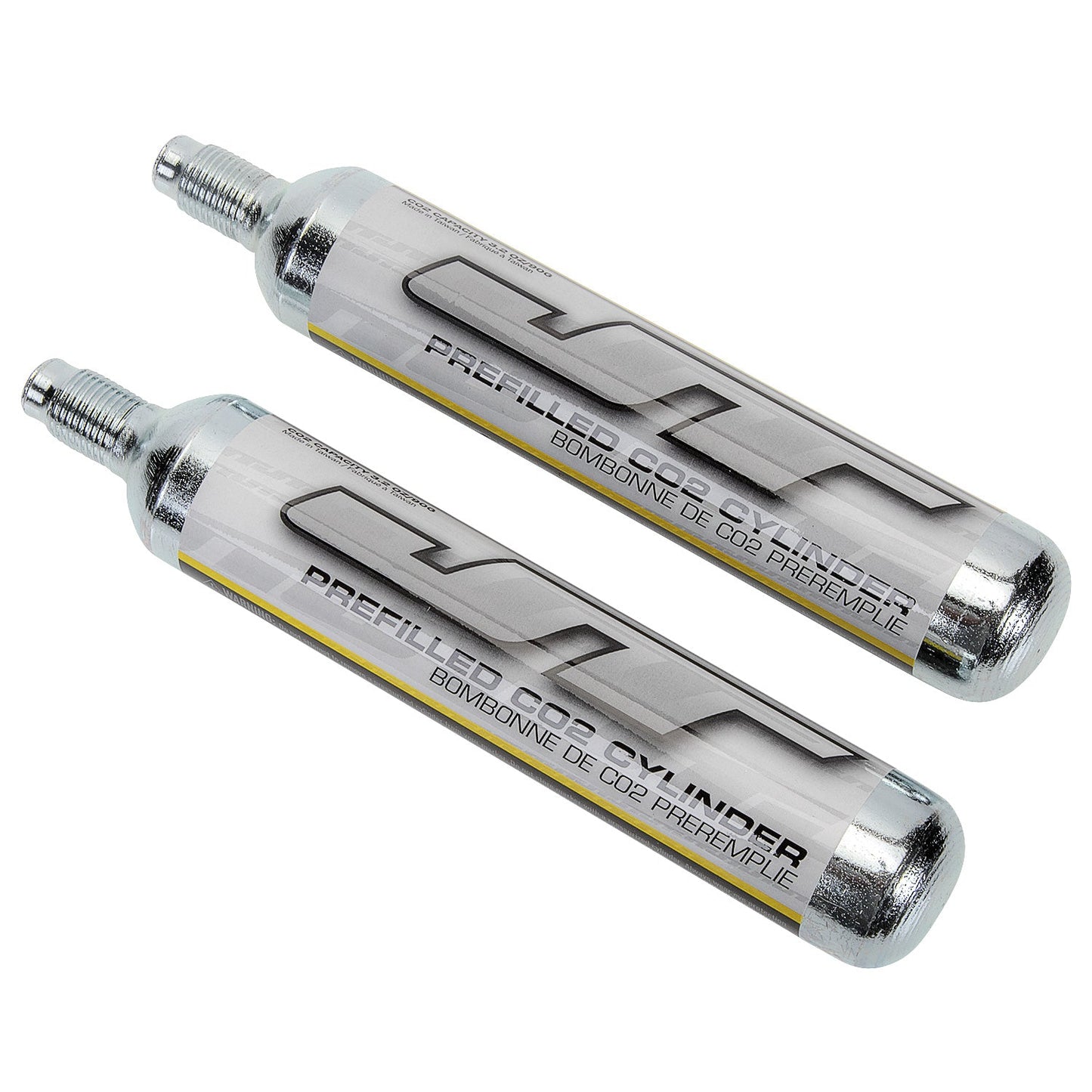 JT 90g Prefilled CO2 Cylinders - 2 Pack