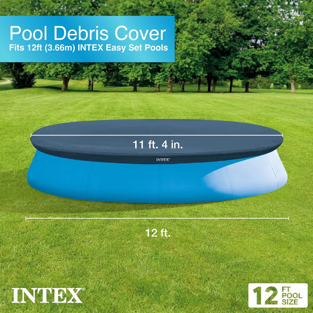 Intex 12ft Easy Set Swimming Pool Debris Cover - Blue