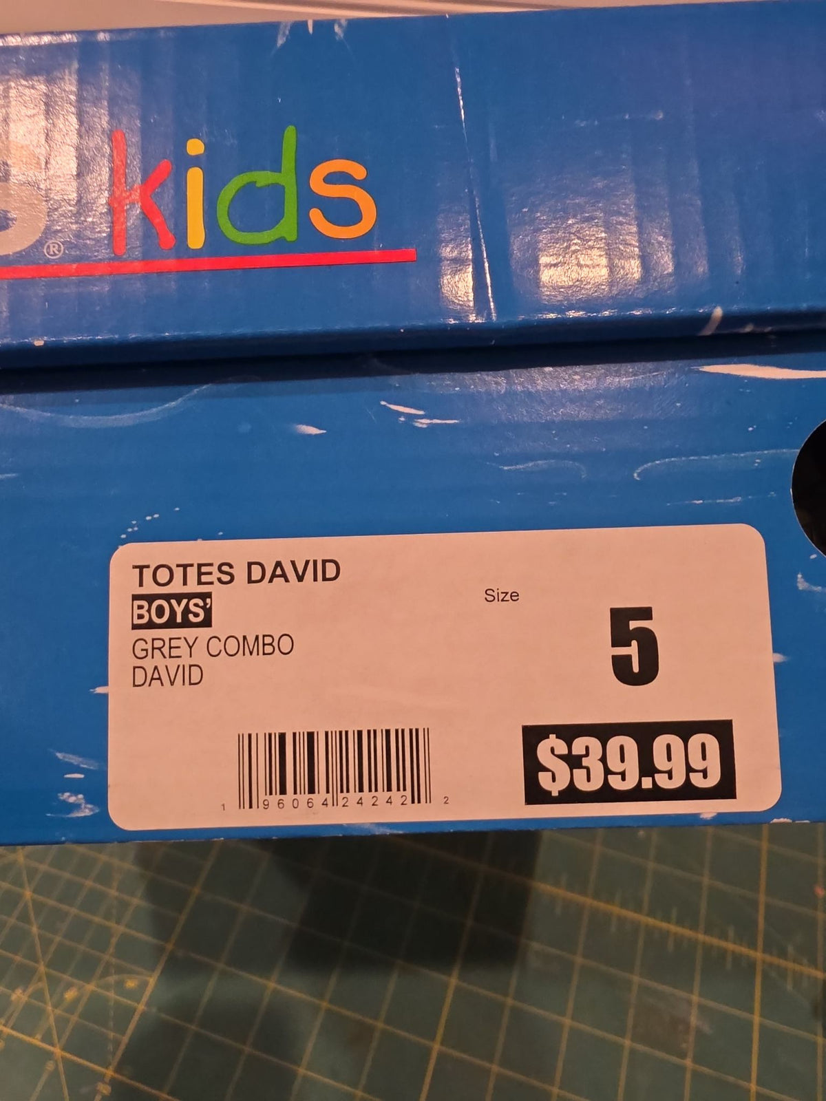 Totes David Unisex Snow Boots, Dark Gray, Size 5M