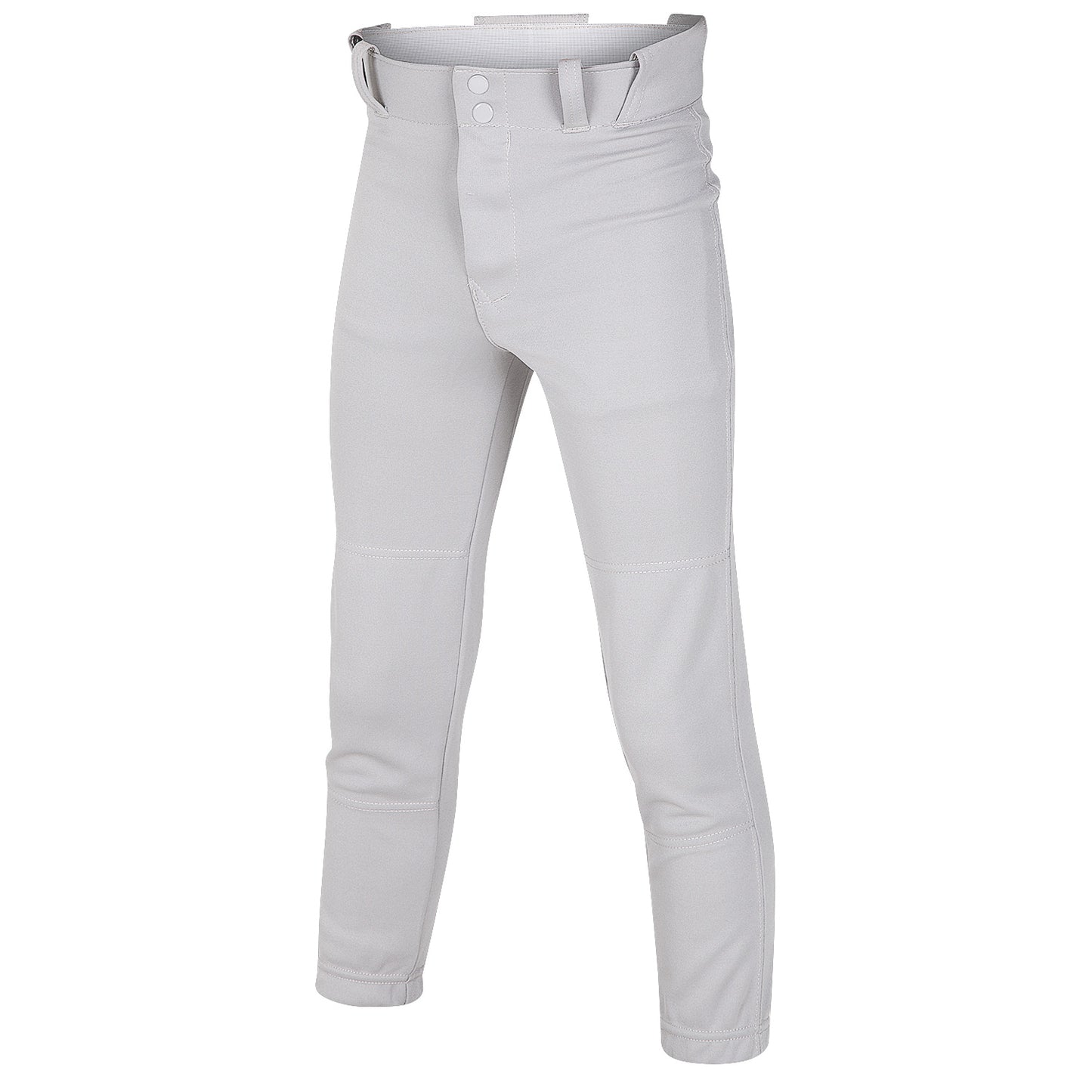 Champro Youth Classic Elastic-Bottom Baseball Pants - Gray, Size Small