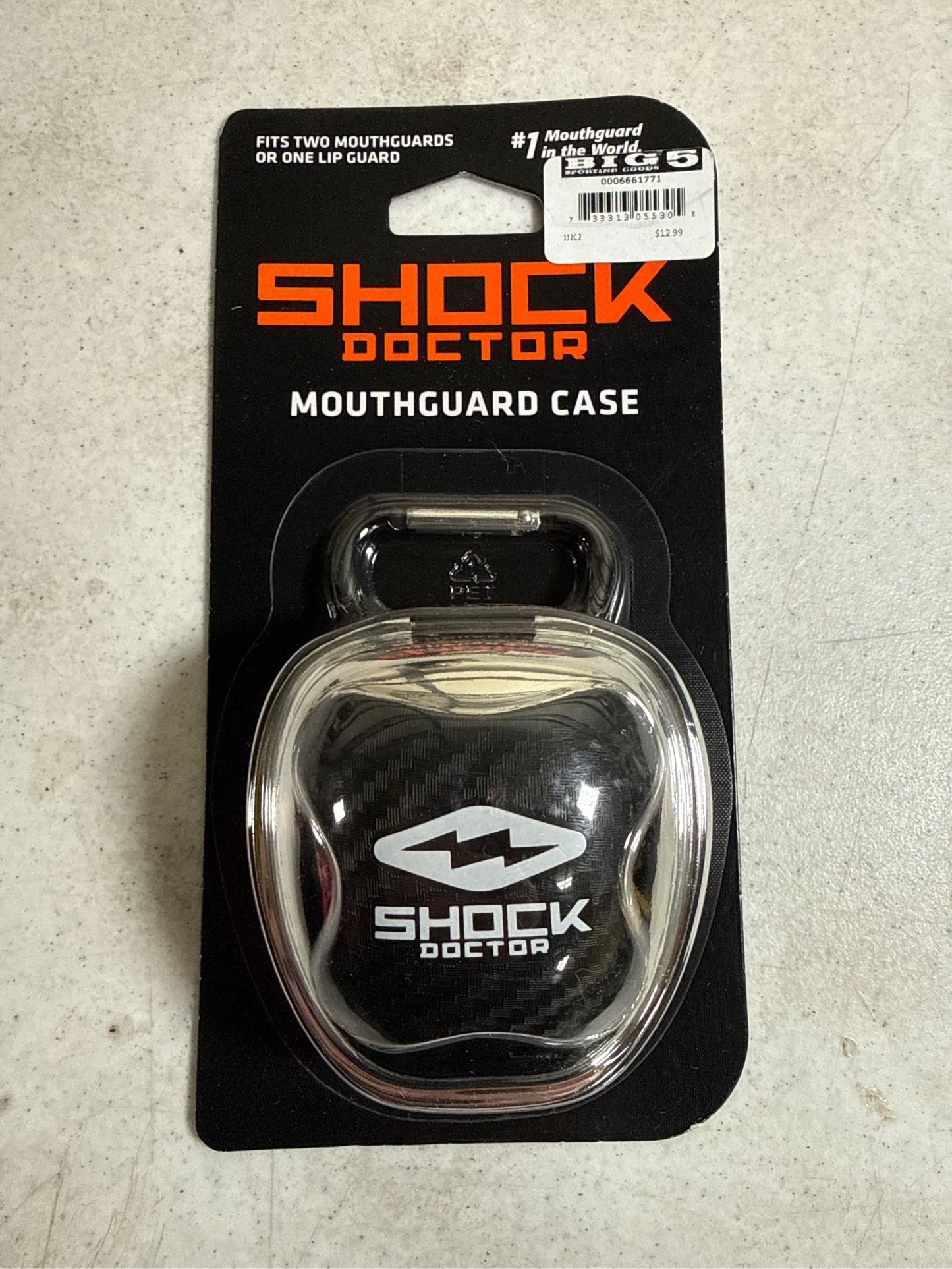 Shock Doctor Chrome Mouthguard Case - Silver