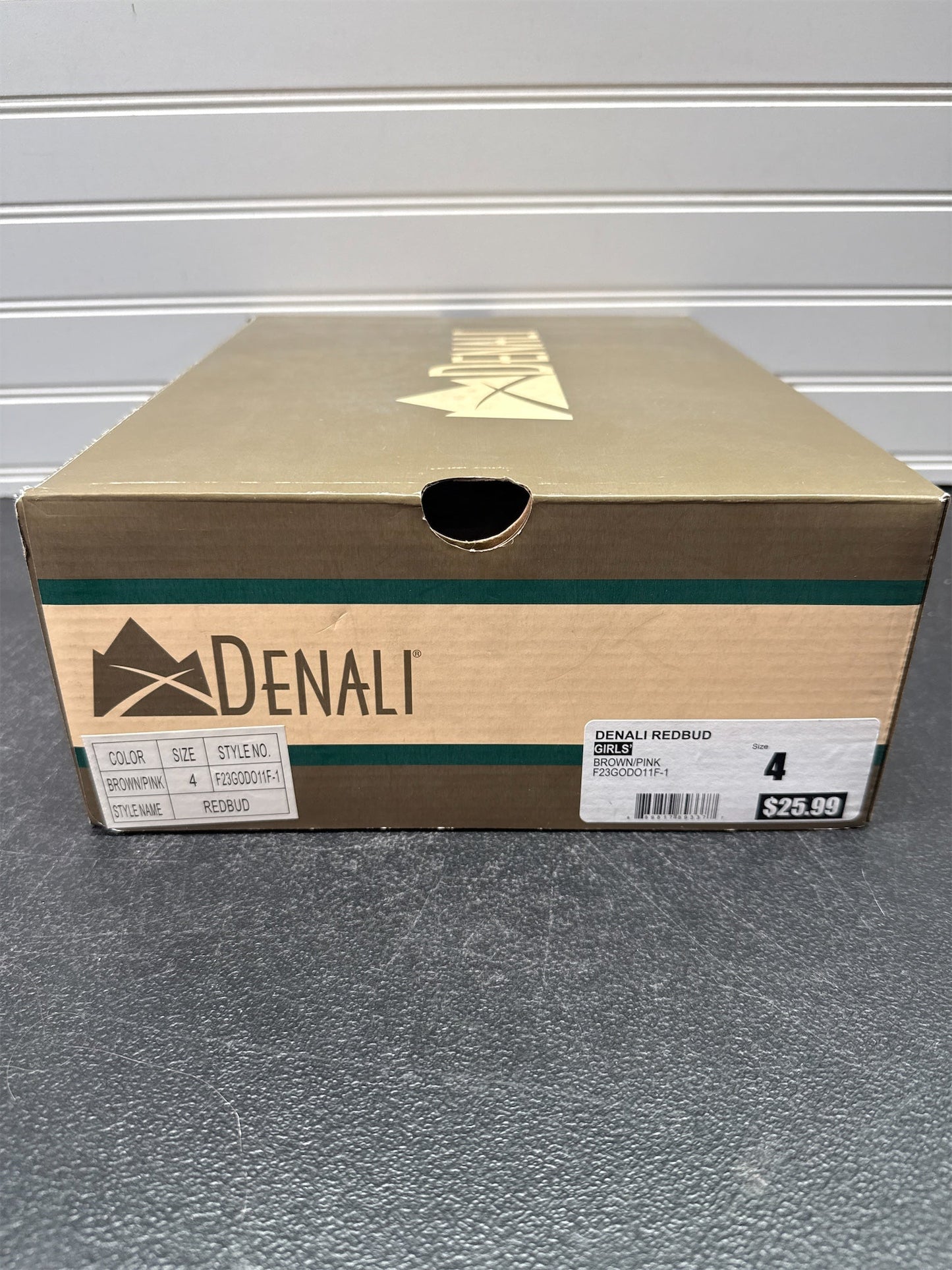 Denali Redbud Girls' Hiking Boots - Brown/Pink, Size 4