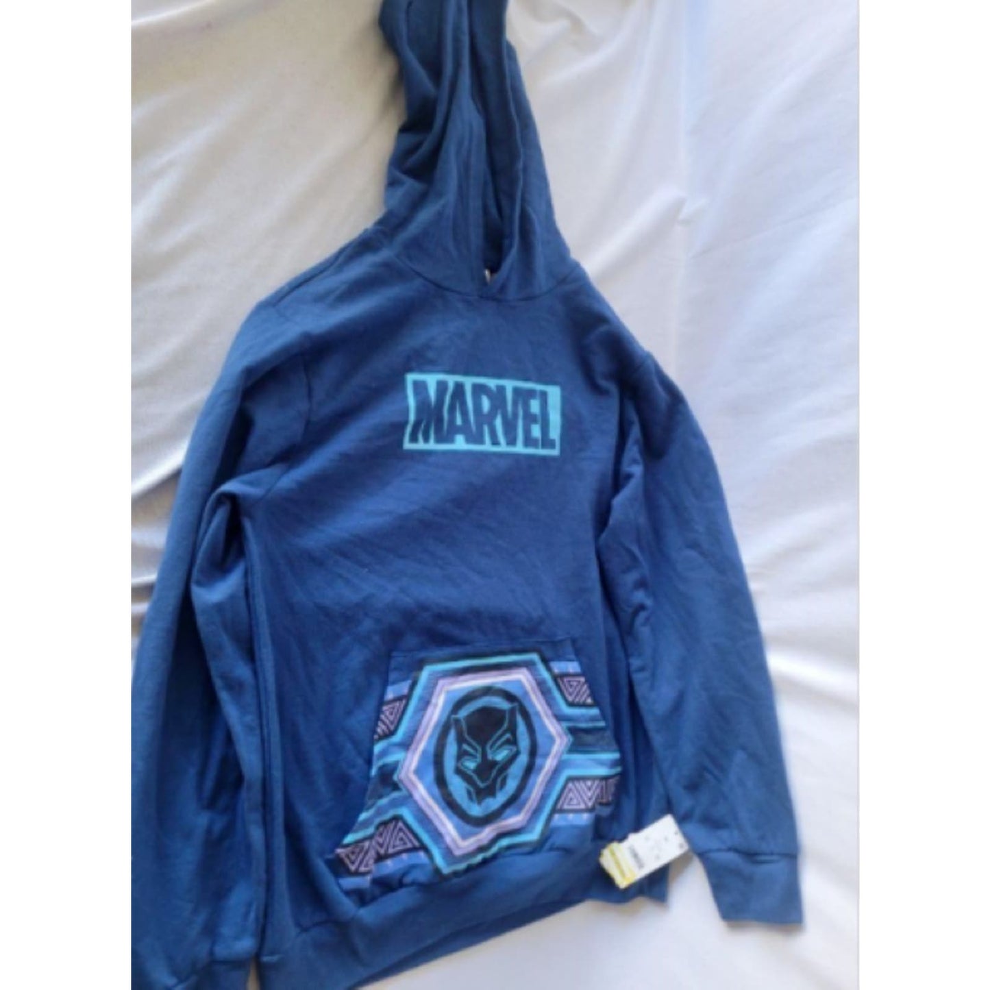 Boys Marvel Black Panther Fleece Sweatshirt, Navy Blue, XL