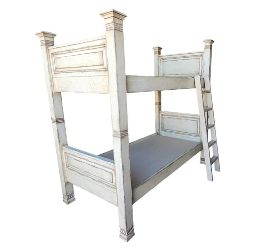 Old Biscayne Designs Custom Made Twin Over Twin Bunk Bed High Quality Solid Wood