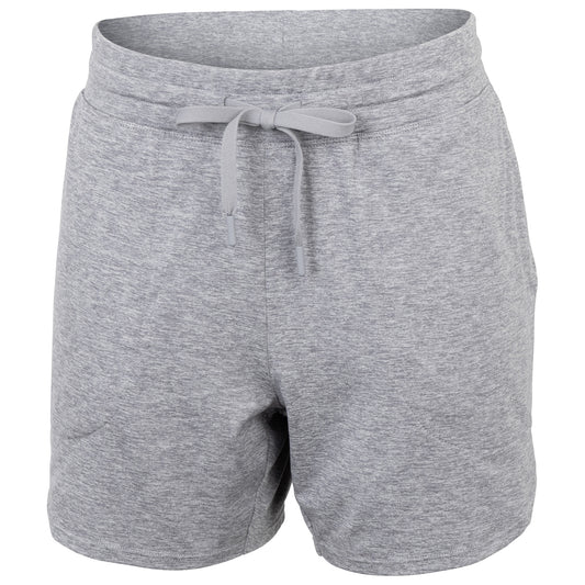 Free Country Women's Cloud Knit Shorts - Grey, Size Large