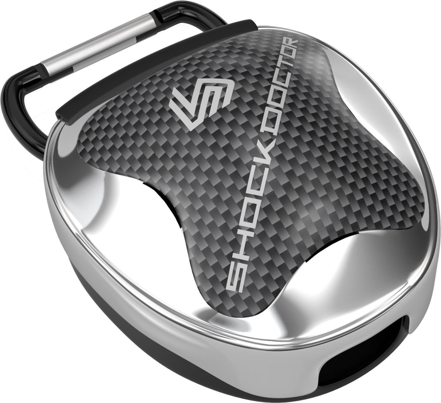 Shock Doctor Chrome Mouthguard Case - Silver