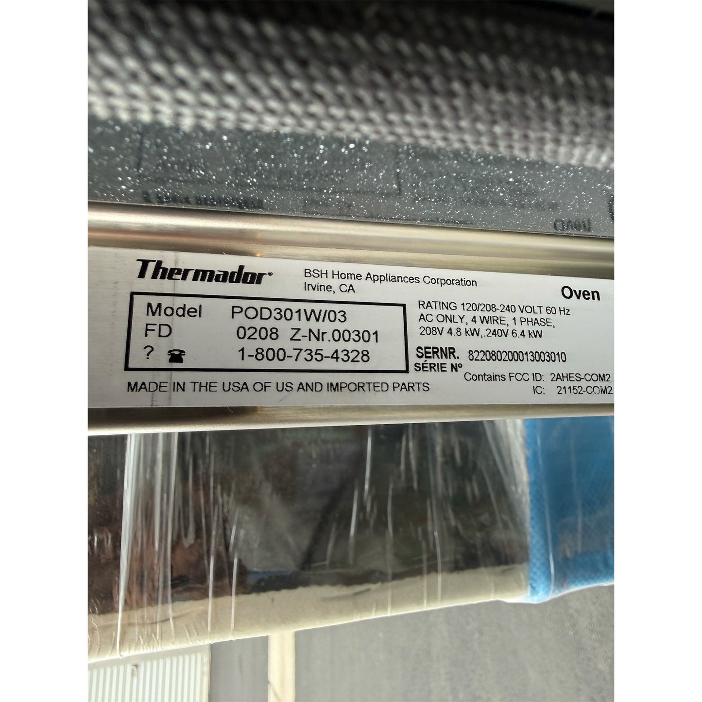 Thermador POD301W Professional Series 30" Wide 4.5 Cu. Ft. Single Electric Oven