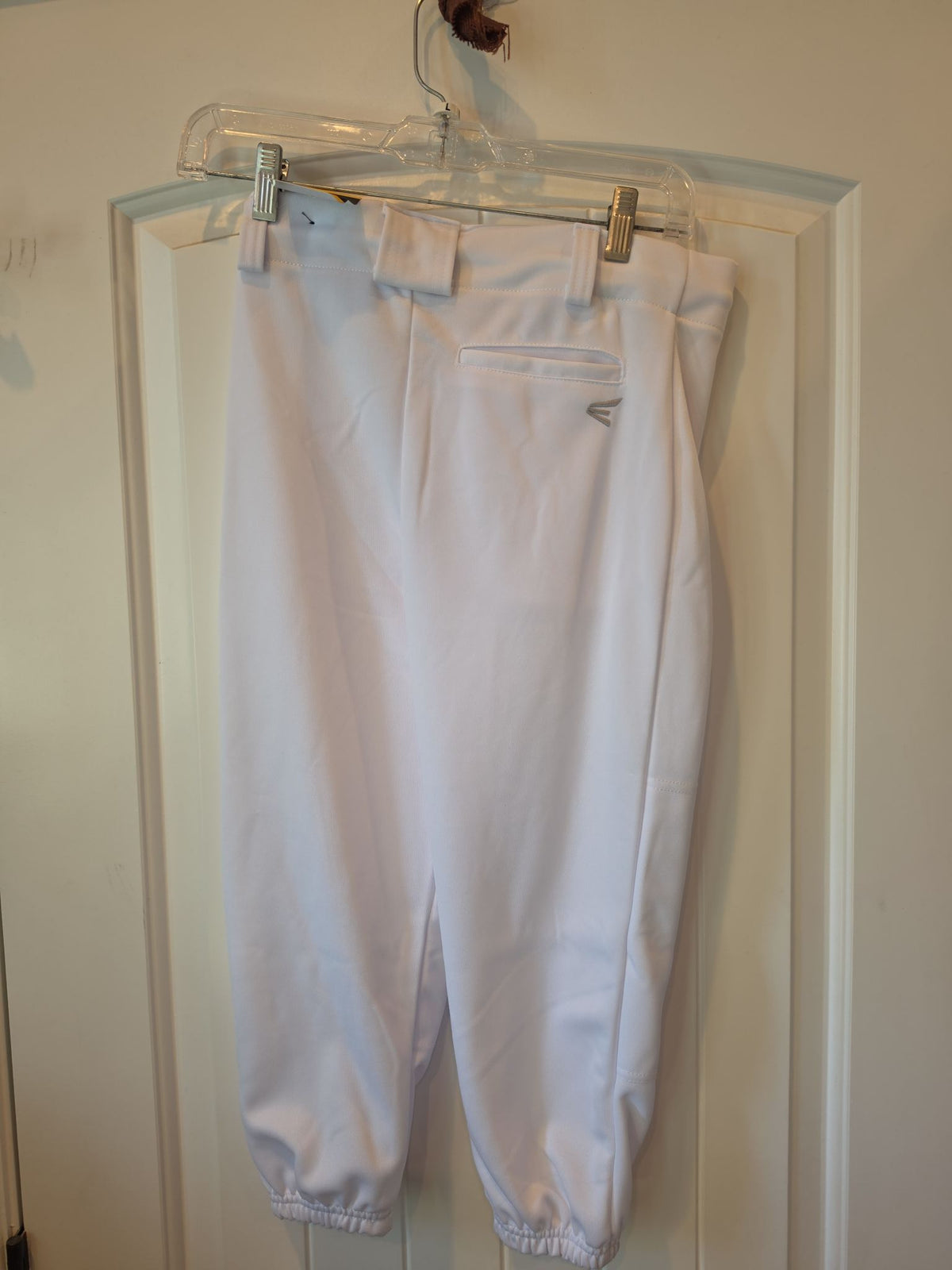 Easton Youth Pro Pull-Up Baseball Pants - White, Large