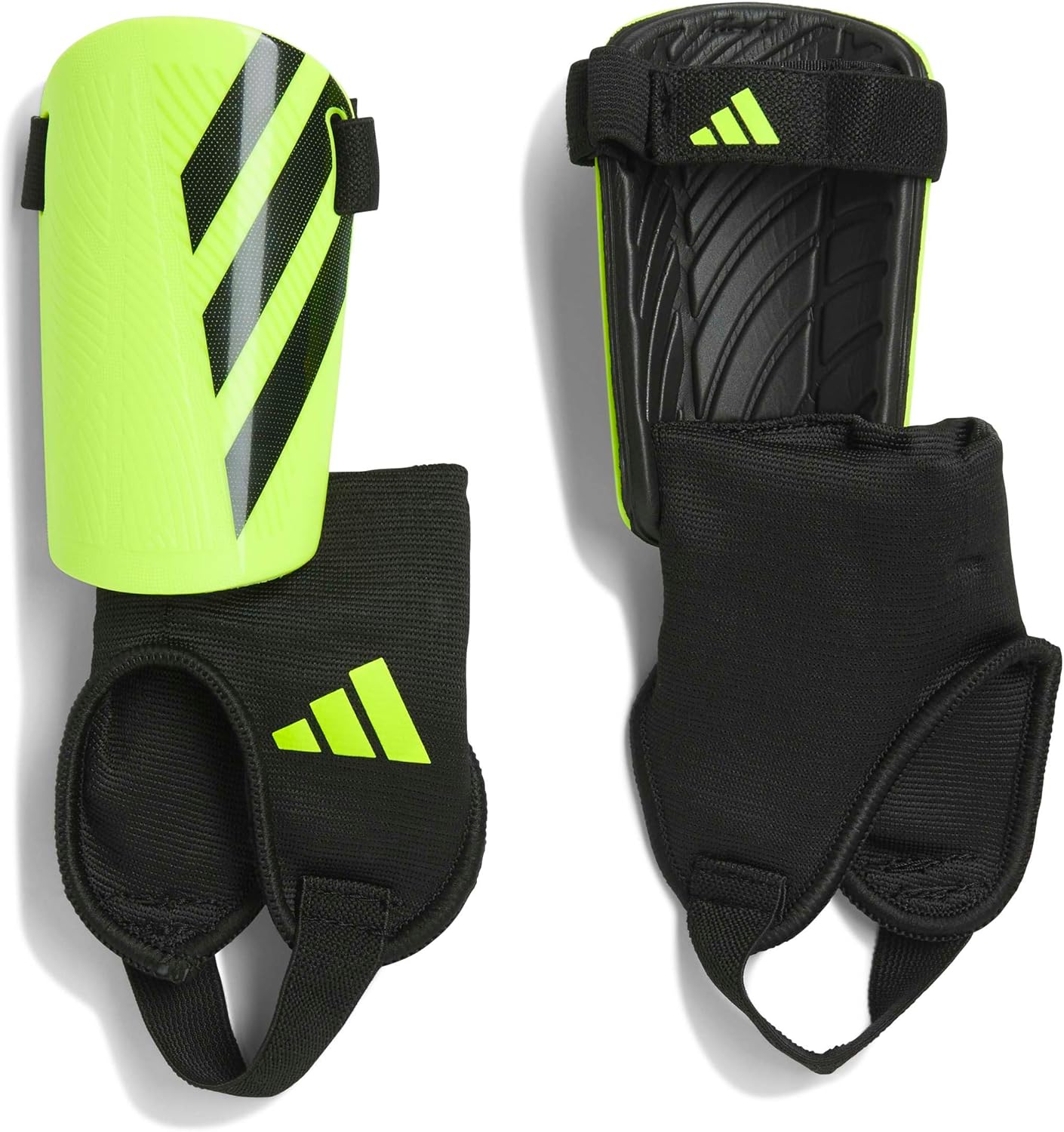 Adidas Youth Tiro Match Soccer Shin Guards - Lucid Lemon/Black