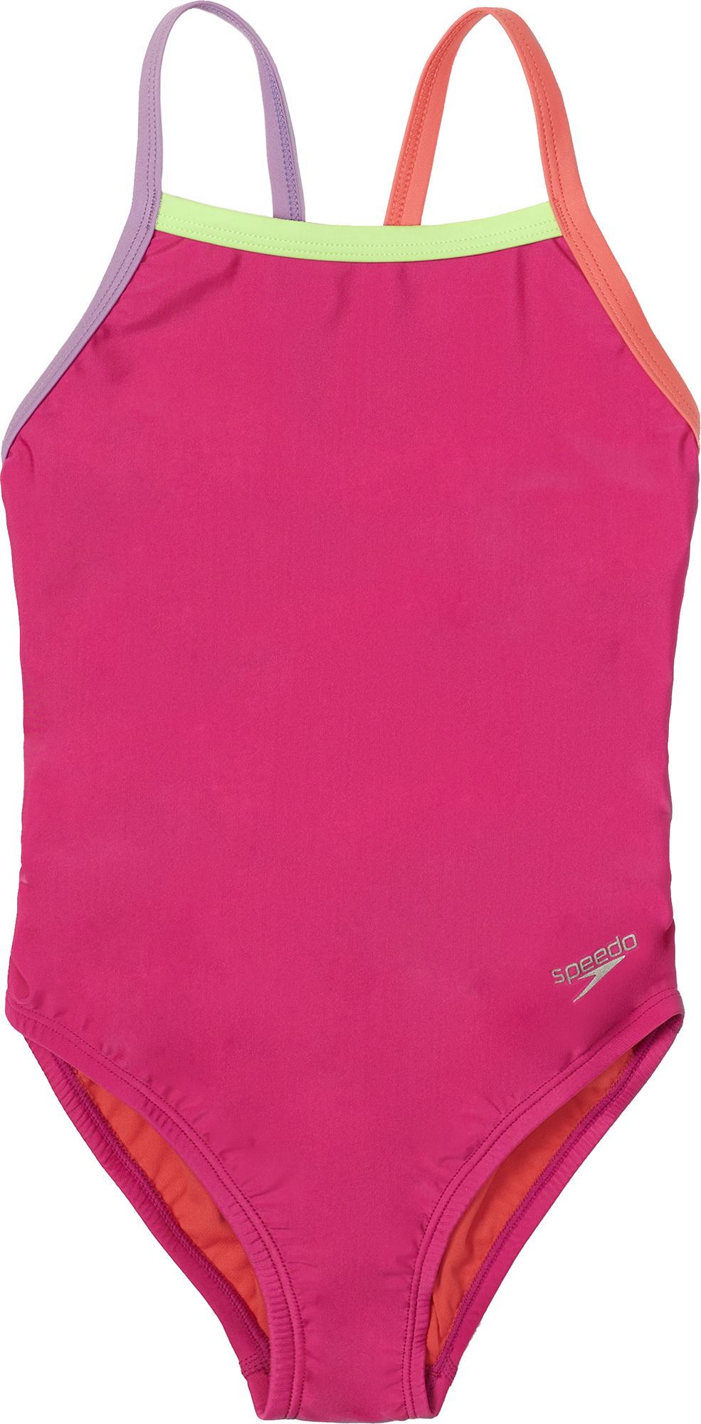 Speedo Women's Solid Propel Back One-Piece Swimsuit