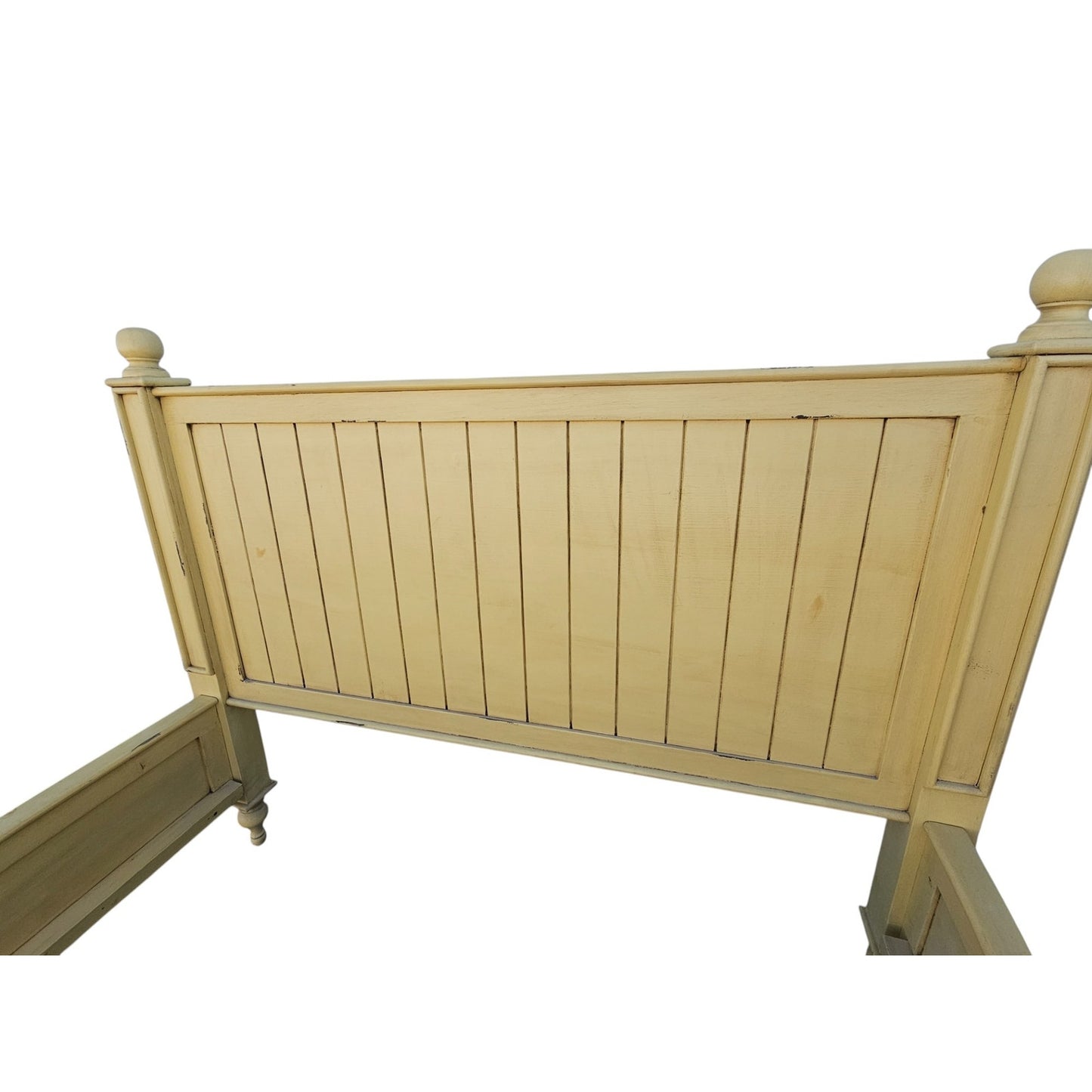 Bungalow Beadboard Queen Bed Frame
