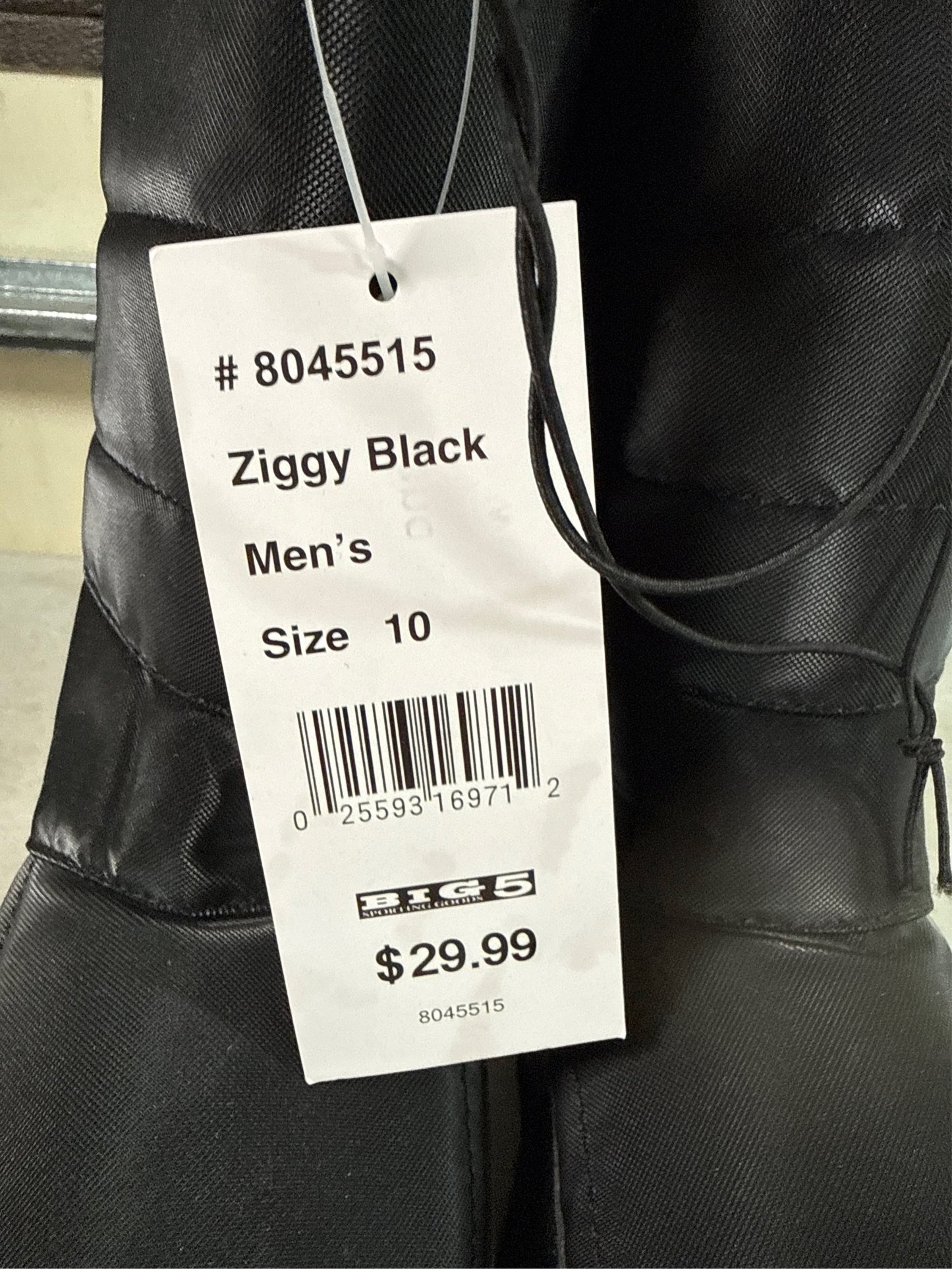 Rugged Exposure Ziggy II Men's Winter Boots - Black, Size 10