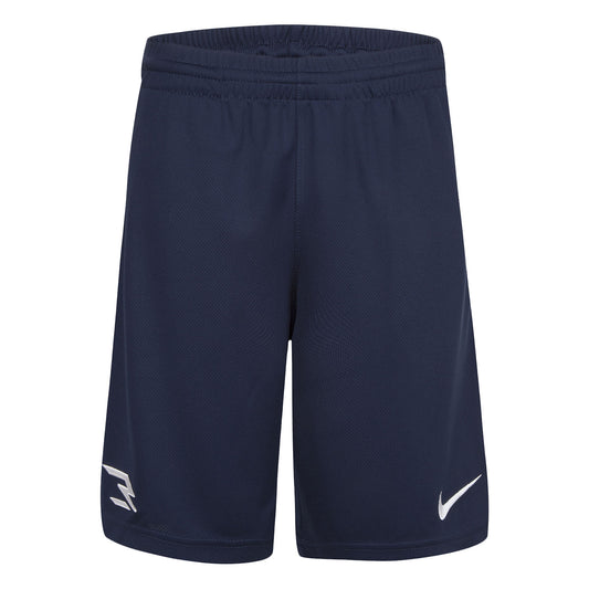 Nike 3BRAND by Russell Wilson Boys' Mesh Athletic Shorts - Obsidian, Size Medium