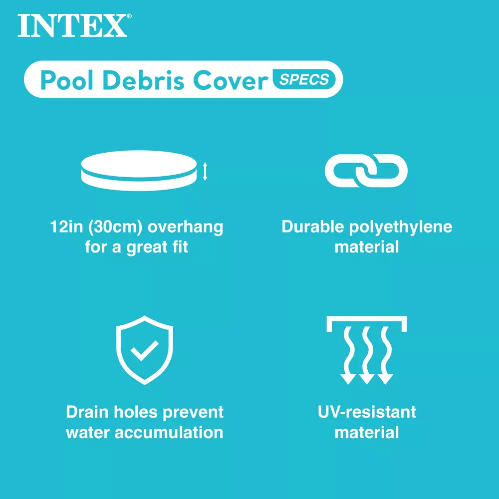 Intex 12ft Easy Set Swimming Pool Debris Cover - Blue