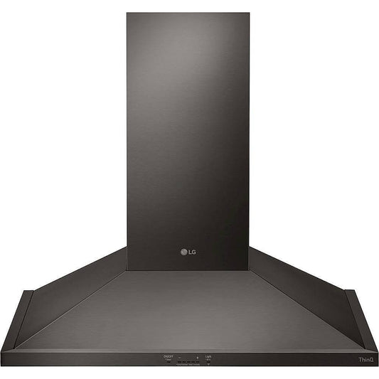 LG 30 Inch Convertible Range Hood Black Stainless Steel HCED3015D