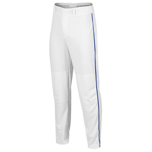 Champro Triple Crown Adult Open-Bottom Piped Baseball Pants- S