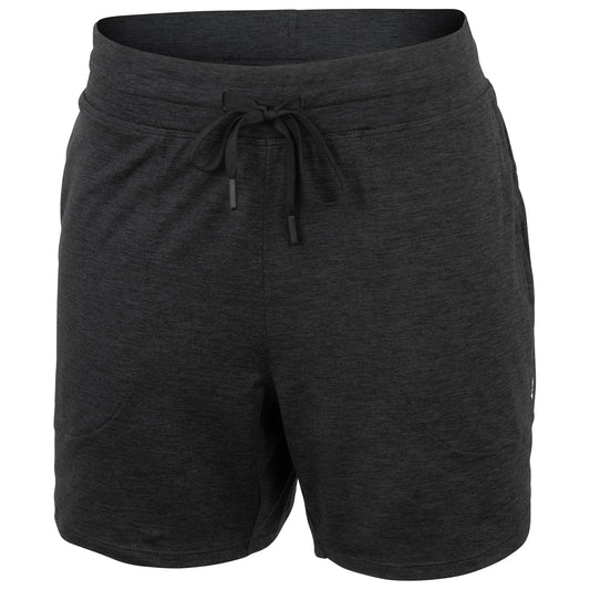 Free Country Women's Cloud Knit Shorts - Black, XL