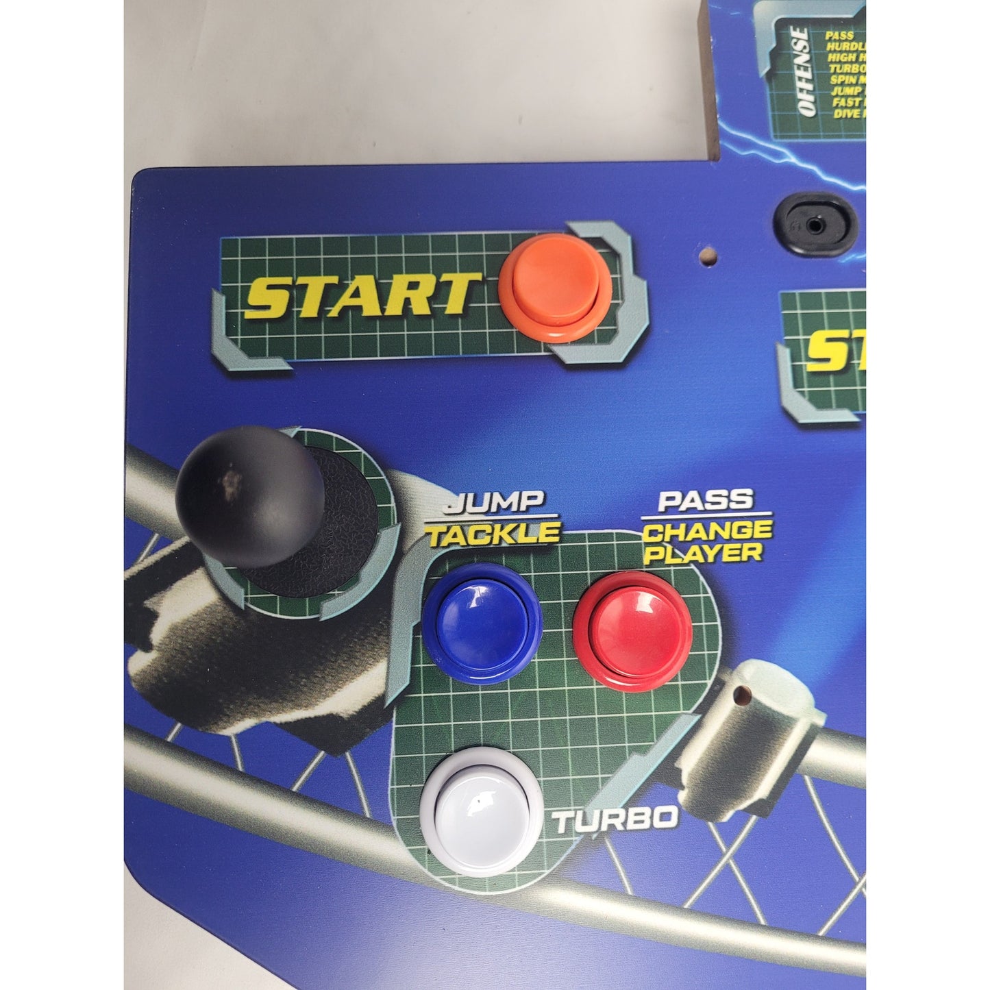 Arcade1Up NFL Blitz Control Panel | Arcade Controller Deck | Damaged, Parts Only