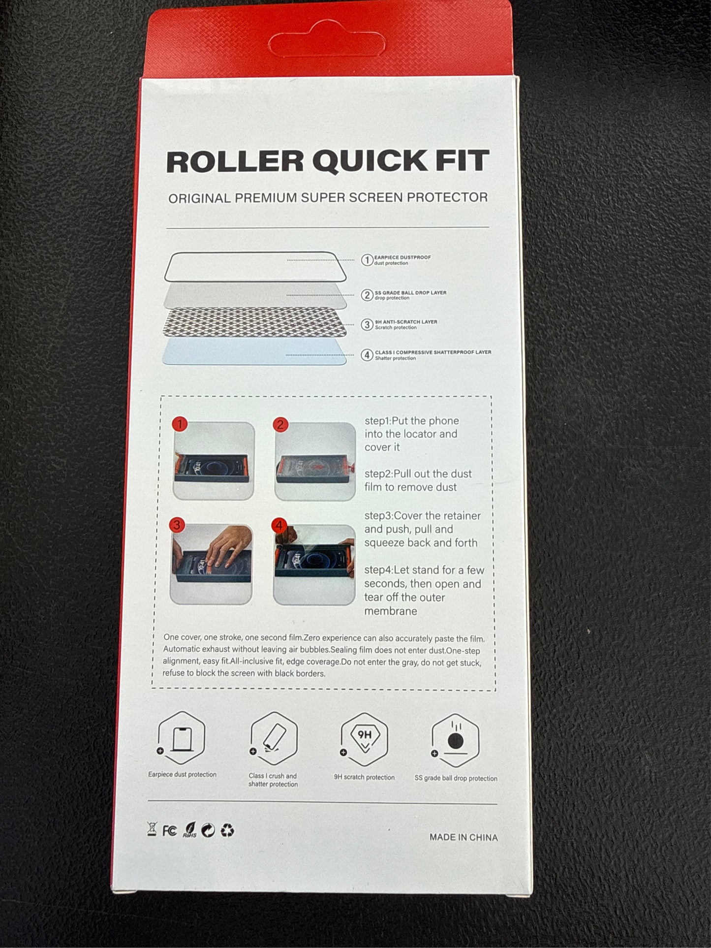 Funcat Screen Protector, Invisible Artifact Screen Protector - Dust Free Without Bubbles, for iPhone 12-15 Series (iphone 14Pro)