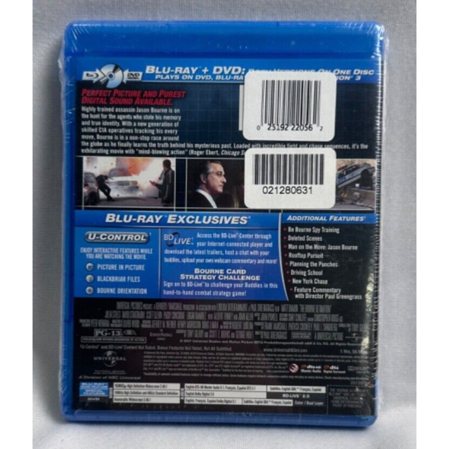 The Bourne Ultimatum, 2007, Blu-ray + DVD