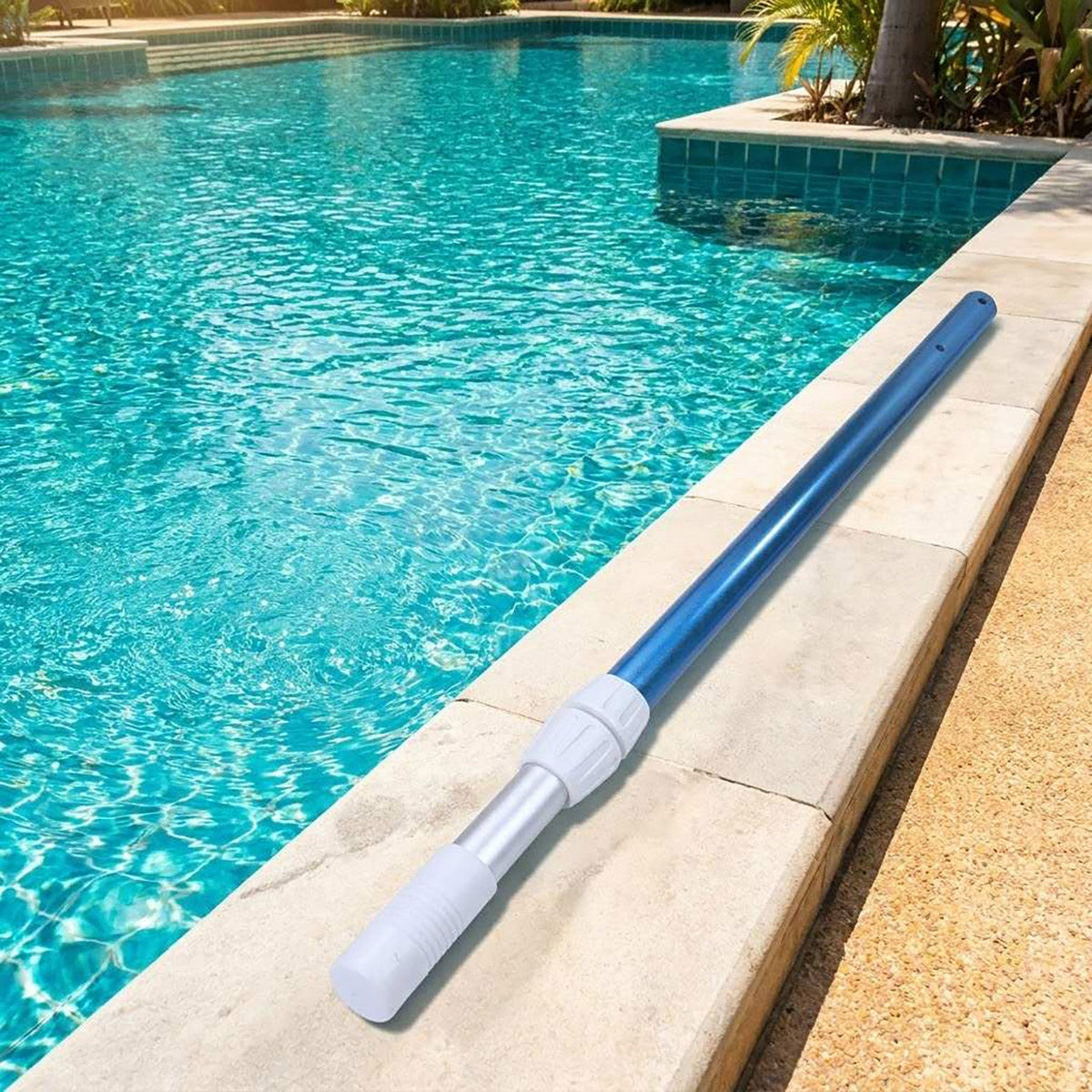 Swimline 6' to 11' Telescoping Pool Maintenance Pole, Blue