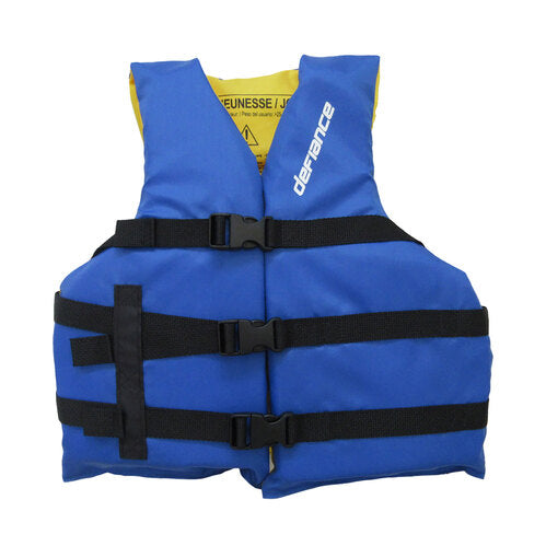 Defiance Youth Universal Life Jacket - Blue/Yellow Kids' Flotation Vest