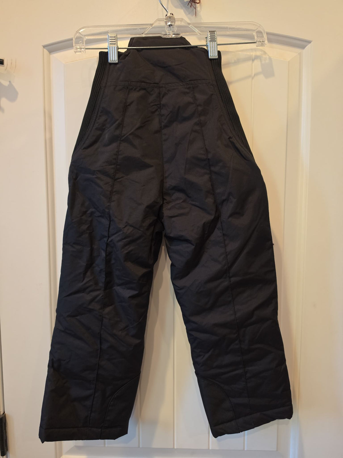 Sport Essentials Kids' Black Bib Snow Pants, Size 4
