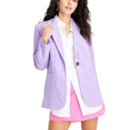 Gabriella Karefa - Johnson Suit Jacket, Purple, Womens L