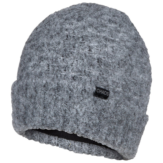 Chaos Women's Habitat No Pom Beanie, Grey - One Size