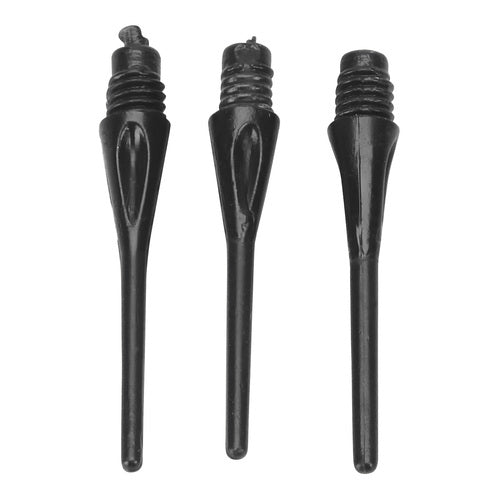 Accudart Replacement Soft Tip Dart Points - 12 Pack, Black