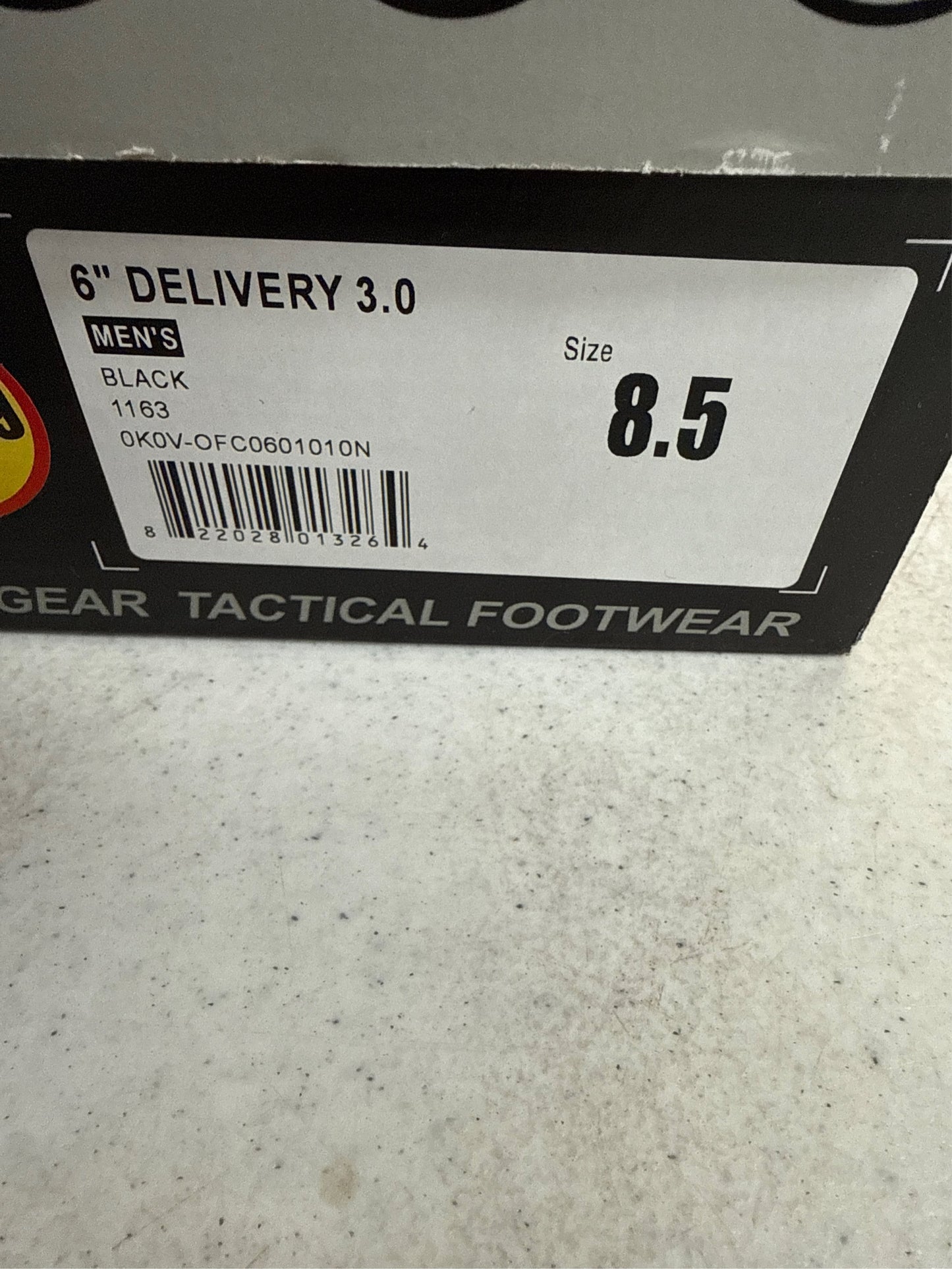 Response Gear Men's Delivery 3.0 6" Service Boots - Black, Size 8.5