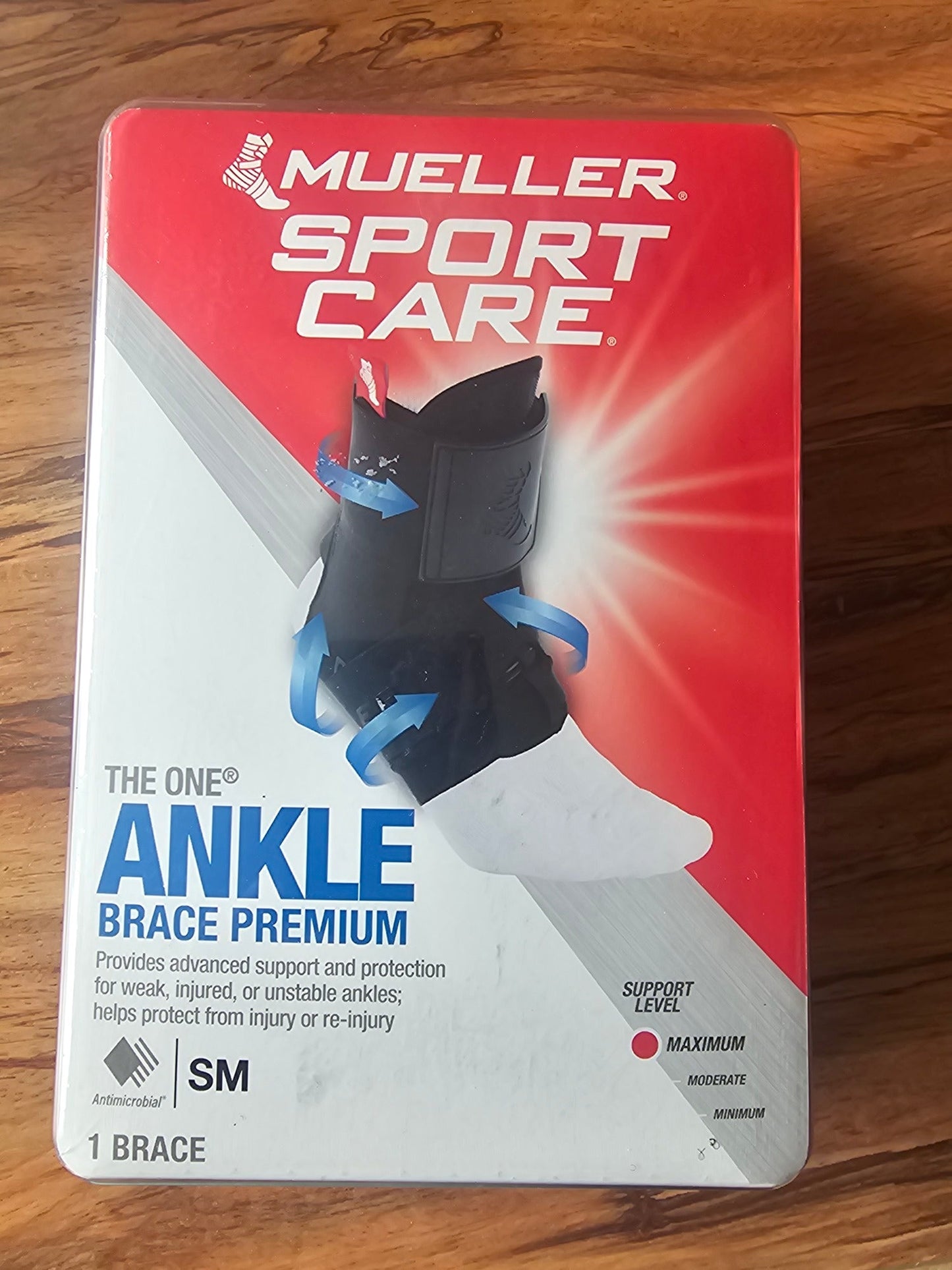 Mueller The One Premium Ankle Brace - Black, Small
