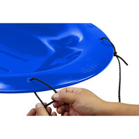 Manitou XL 66-Inch Two-Person Snow Sled with Tow Rope, Blue