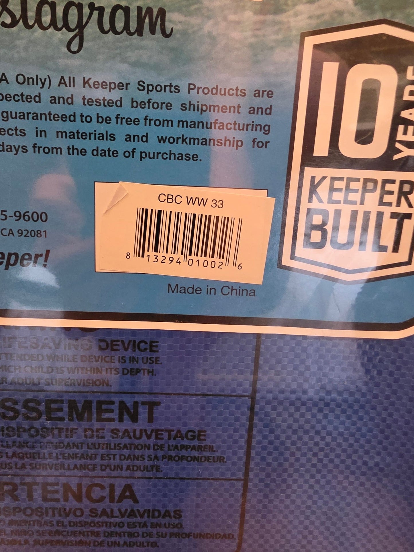 California Board Company Wave Warrior 33" Bodyboard - Multicolor