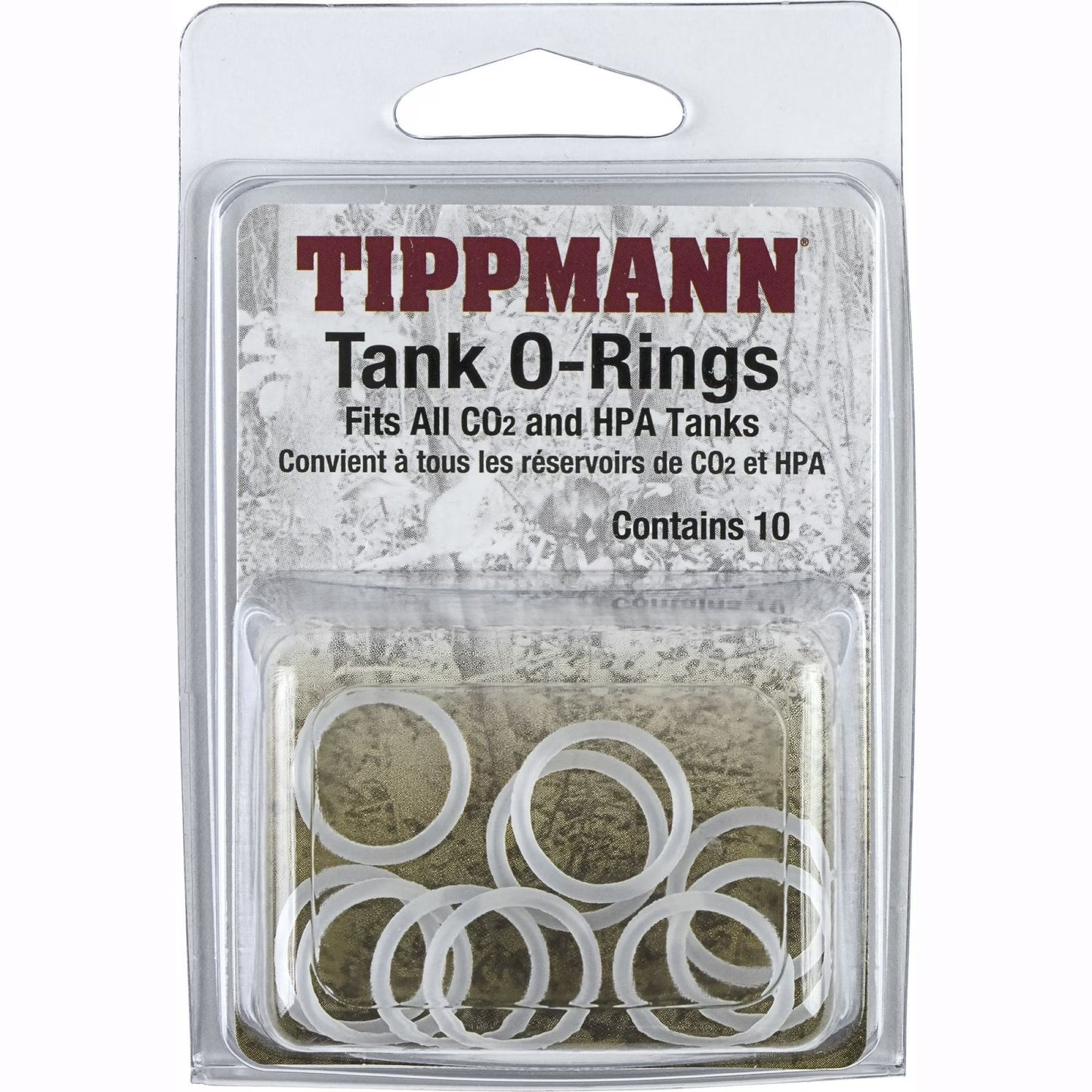 Tippmann Paintball Tank O-Rings Replacement Pack - Clear (10 Count)