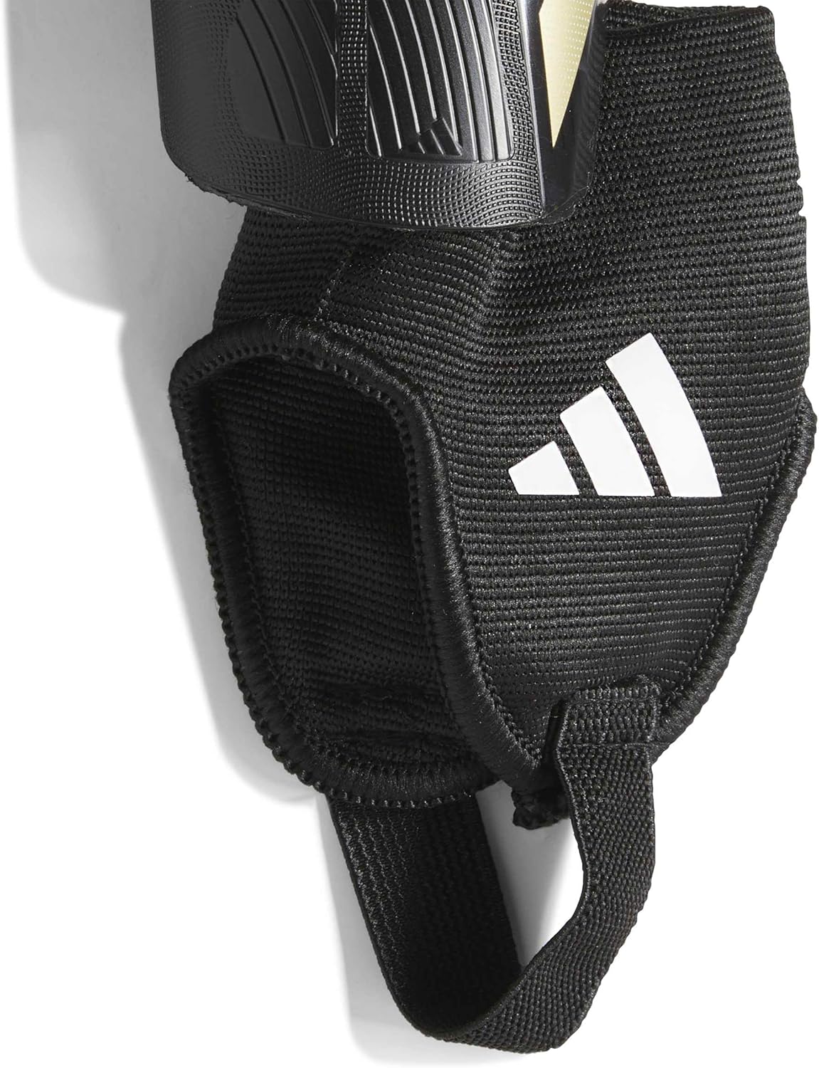 Adidas Tiro Match Junior Soccer Shin Guards with Ankle Protection - Black/Gold, Small