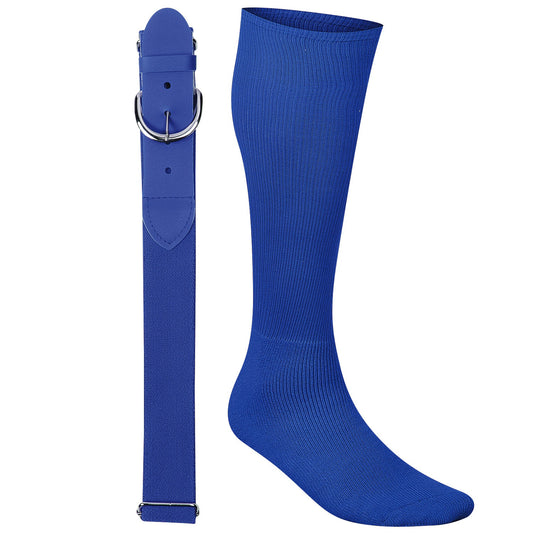 Champro Baseball Youth Belt and Sock Set - XS, Royal Blue