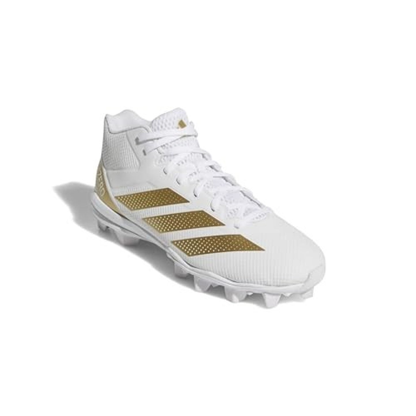 adidas Adizero Impact.2 Men's Football Cleats - White/Gold Metallic, Size 10.5 D