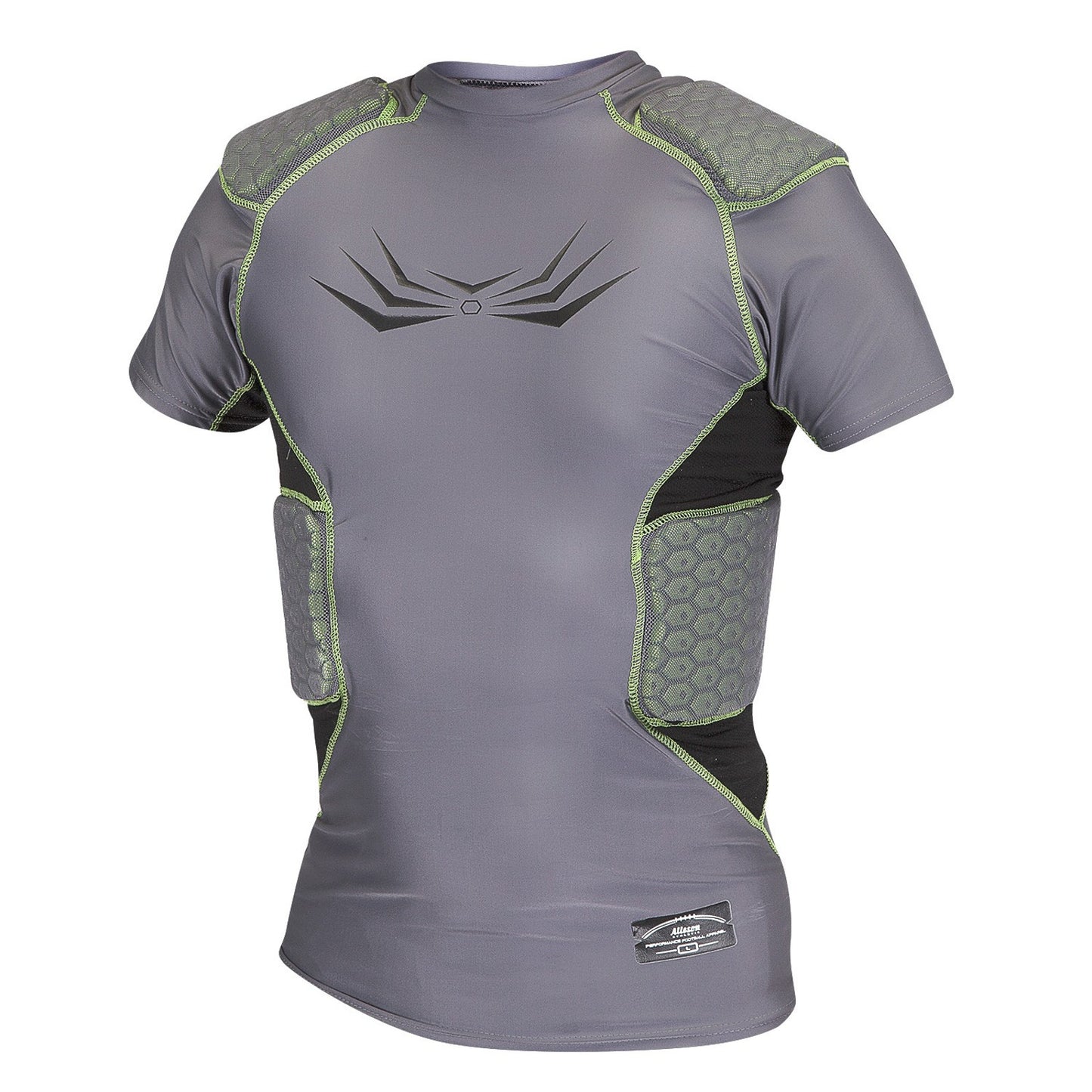 Alleson Adult's Integrated Upper Body Protection - Medium, Charcoal Combo, M
