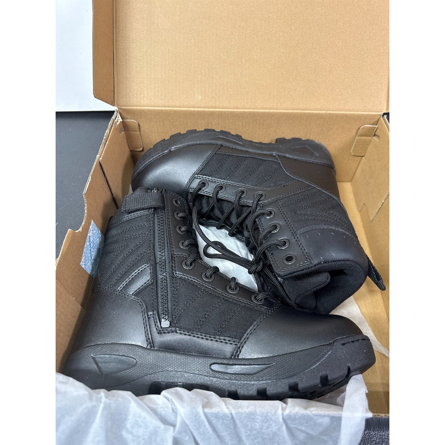 Response Gear Side-Zip 3.0 Women's Service Boots - Black Leather 8" Size 8