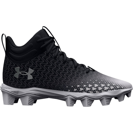 Under Armour Kids' Spotlight Franchise 3 Mid RM Football Cleats, 12k